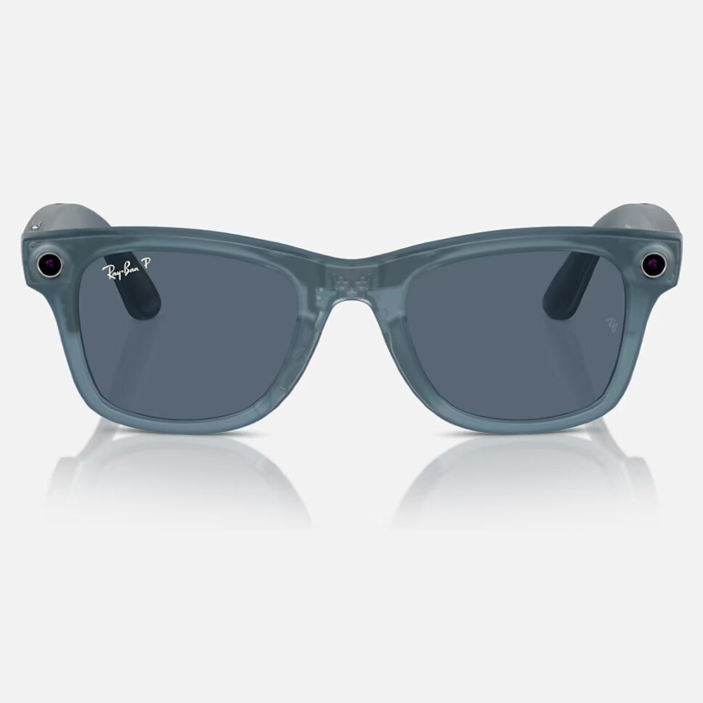 Ray-Ban Meta Wayfarer ( Цвет оправы - матовый синий, цвет линз - синий)
