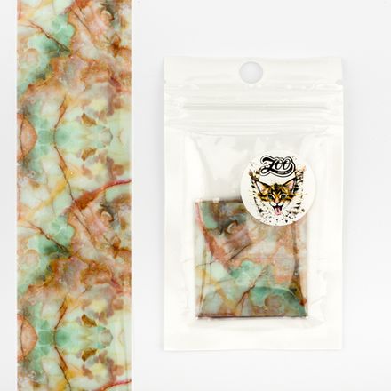 Zoo Фольга для литья переводная Мрамор 1488, 4х50см