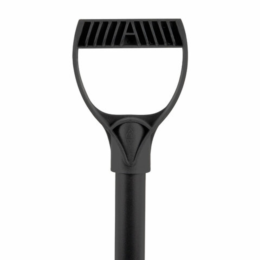 Черенок алюминиевый для снеговых лопат, диаметр 32 мм, общая длина 110 см с V-образной ручкой, труба 100 см, 700335