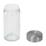 Набор для специй 2х100 мл, MAXI, солонка + перечница, стекло/сталь, круглые, WEGLA (ВЕГЛА), 700230