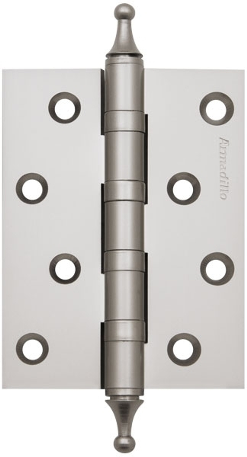 [ТОВАРА НЕТ В НАЛИЧИИ] Петля стальная врезная Армадилло 500-A4 100x75x3 PN BOX, цвет никель перламутровый (гарантия - 5 лет)