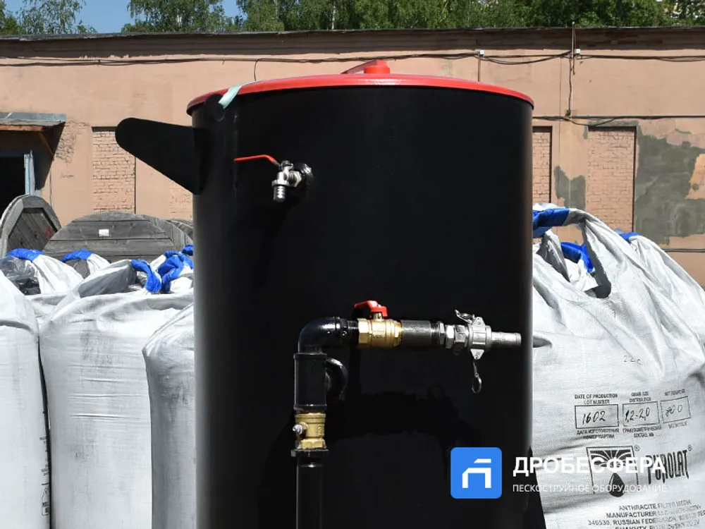 Пескоструйный аппарат PST-PS-250-1 с шиберным дозатором