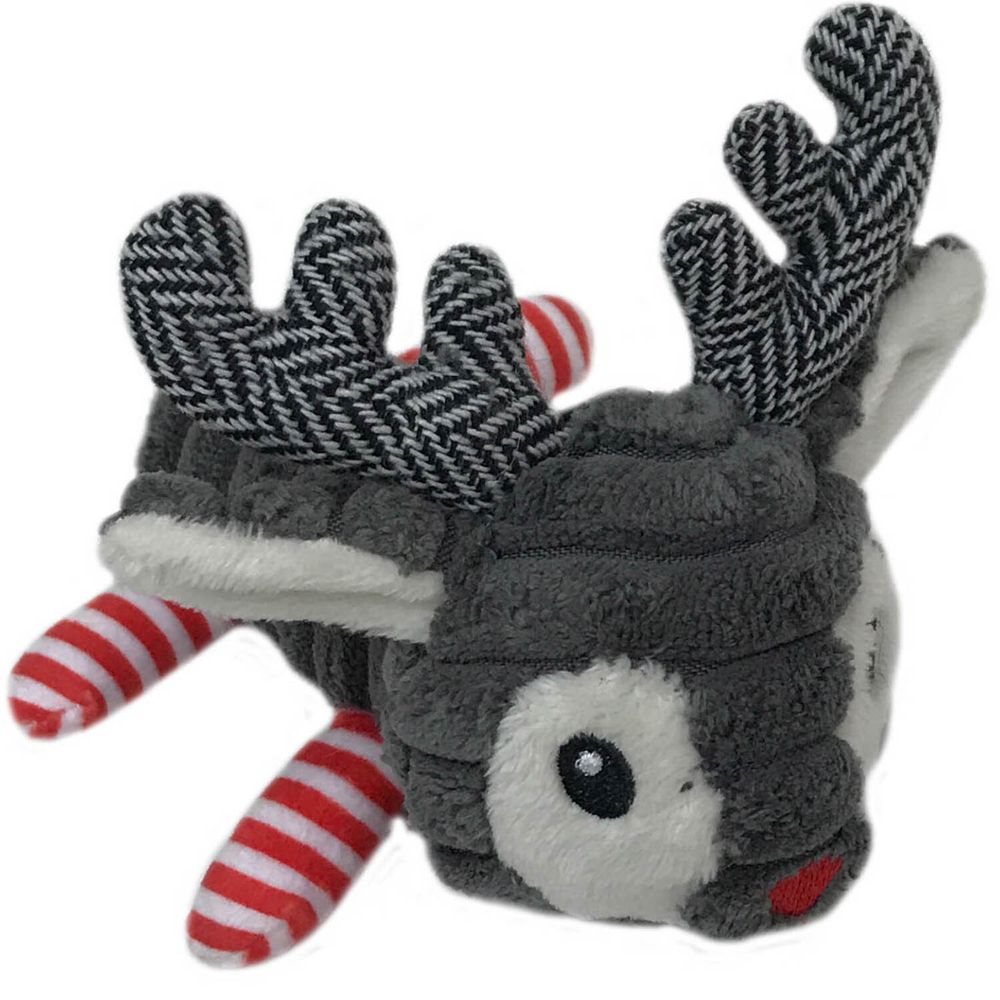 Игрушка Petpark для собак Олень 13 см разноцветный, с пищалкой, размер S