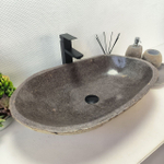 Каменная раковина из речного камня RS-63499 (66*42*16) 0124