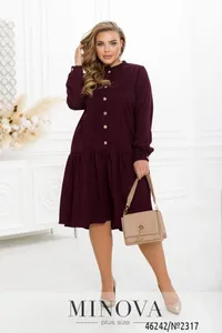 Платье 2317-бордо Minova