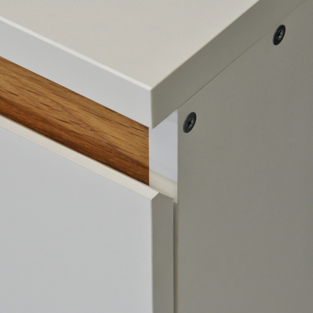 Кухонный модуль напольный, 80х60х85, Валенсия, 2 двери со столешницей, белый, Dipriz