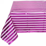 Скатерть фольгированная «Фантазия» 137*183см цвет розовый, пвх