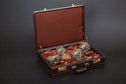 Набор бокалов «Охота Элит» 4 шт. в подарочном кейсе