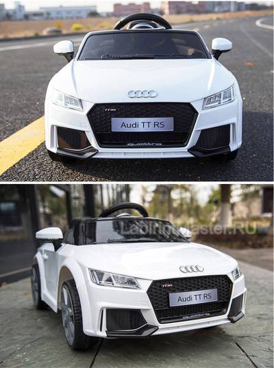 Детский электромобиль "AUDI TTRS" 6V, желтый