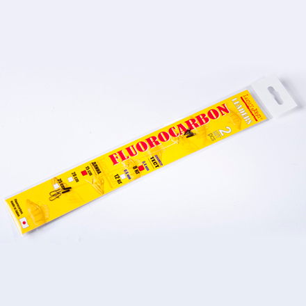 Поводки флюорокарбон LJ оснащ. вертл. и застеж. 2шт. 12кг 20см