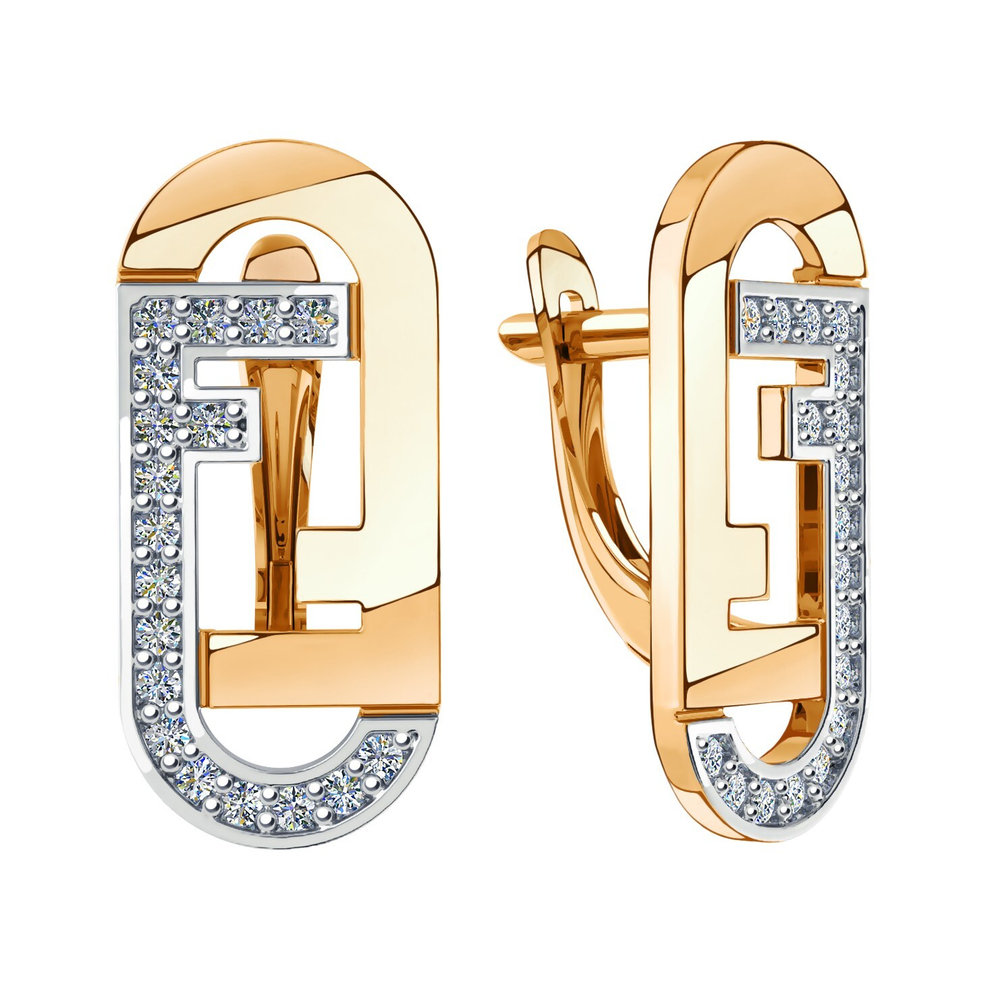 Серьги из золота 585 пробы