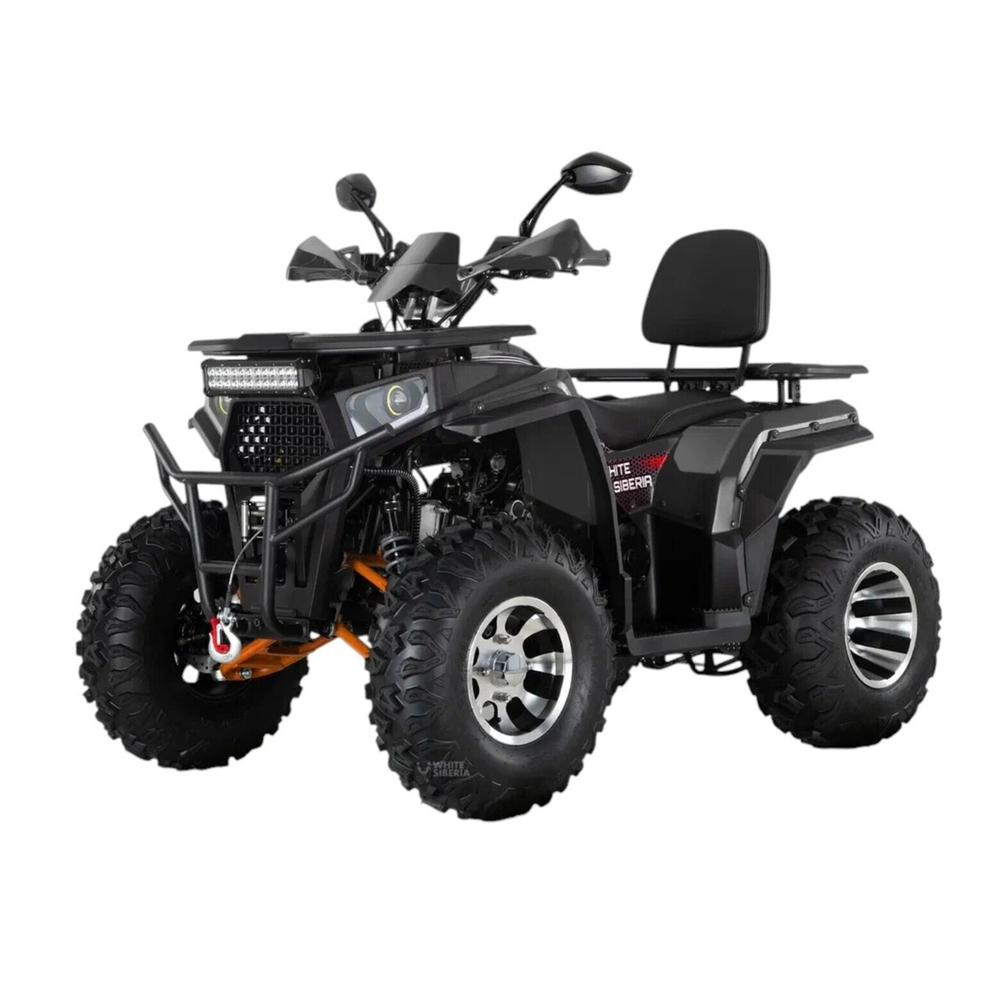 Бензиновый квадроцикл WHITE SIBERIA BARS 200CC PRO (черный)