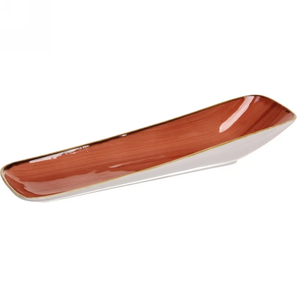Тарелка керамическая «Corsica orange» сервировочная 36*9,5*5,5см