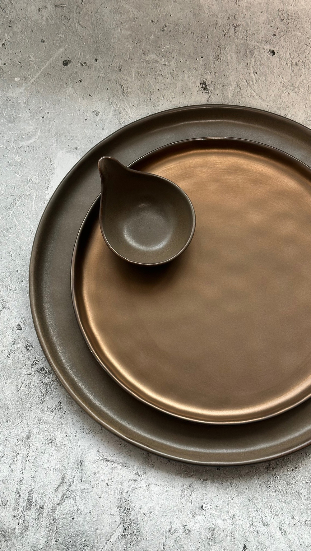 ТАРЕЛКА мелкая 11" 290мм, серый "Corone Luminare"