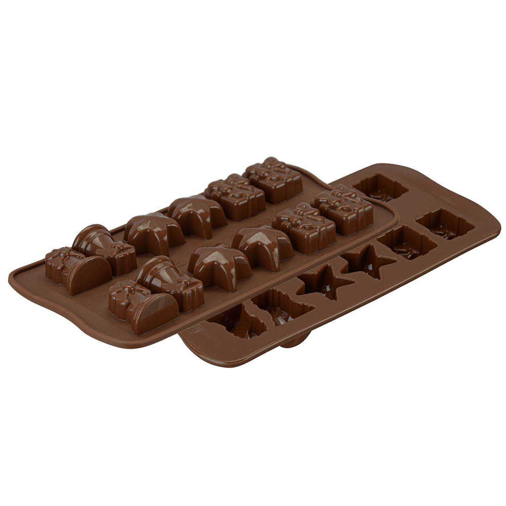 Форма для приготовления конфет christmas силиконовая