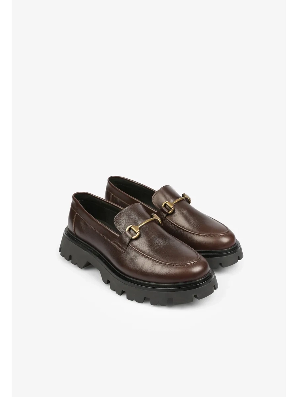 Мокасины на тракторной подошве