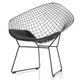 Кресло Bertoia Diamond черное