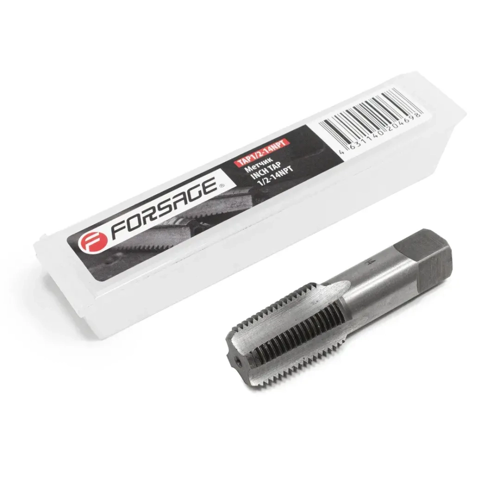 Метчик 1/2-14NPT (дюйм),в пластиковом футляре Forsage F-TAP1/2-14NPT