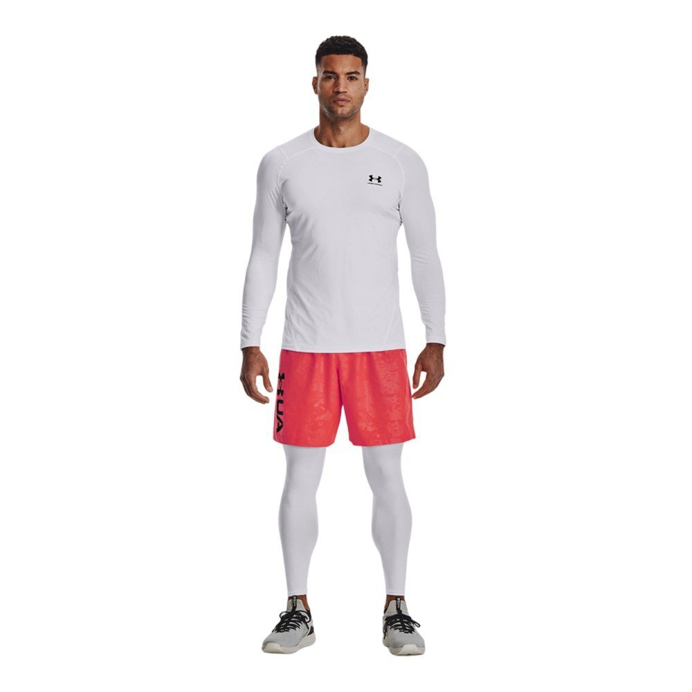 Футболка Under Armour Heatgear Armour Fitted LS White
