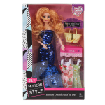 Кукла тип модель, с аксесс. коробка 01356