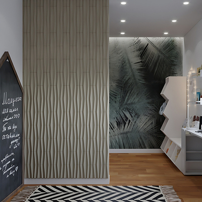 PU Future stone panel White