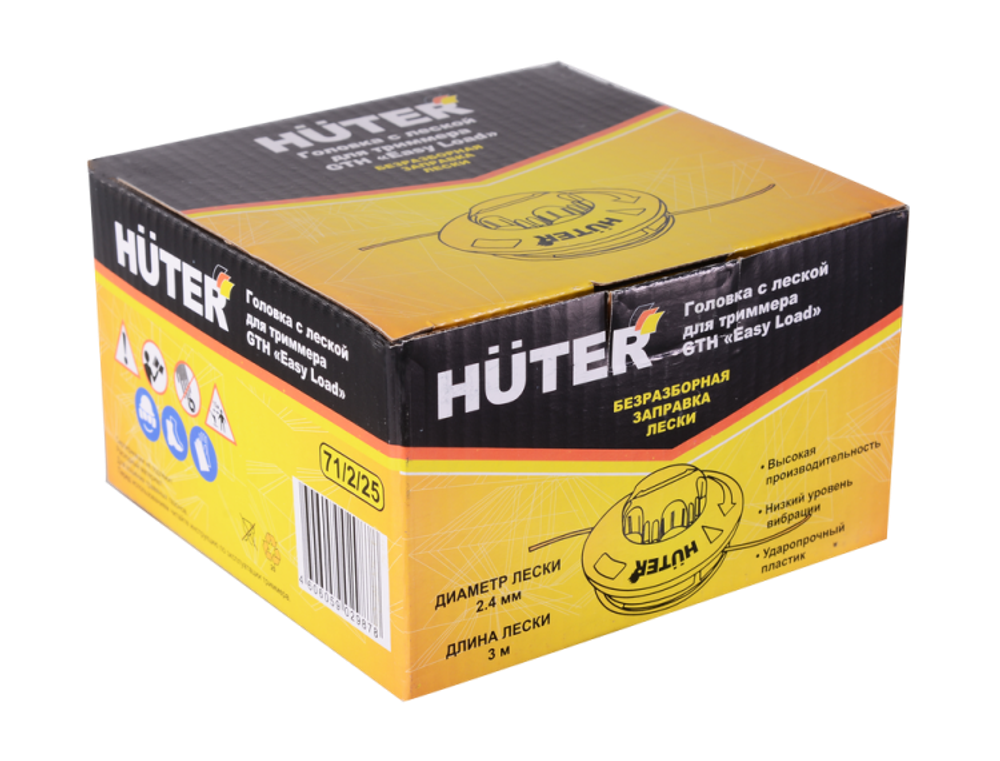 Головка с леской GTH "Easy Load" для Huter GGT, GET-1200, GET-1500, GET-1700