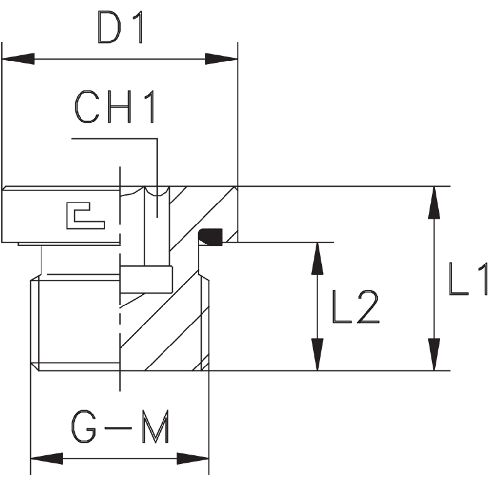 Заглушка VE (Ш) М26x1.5