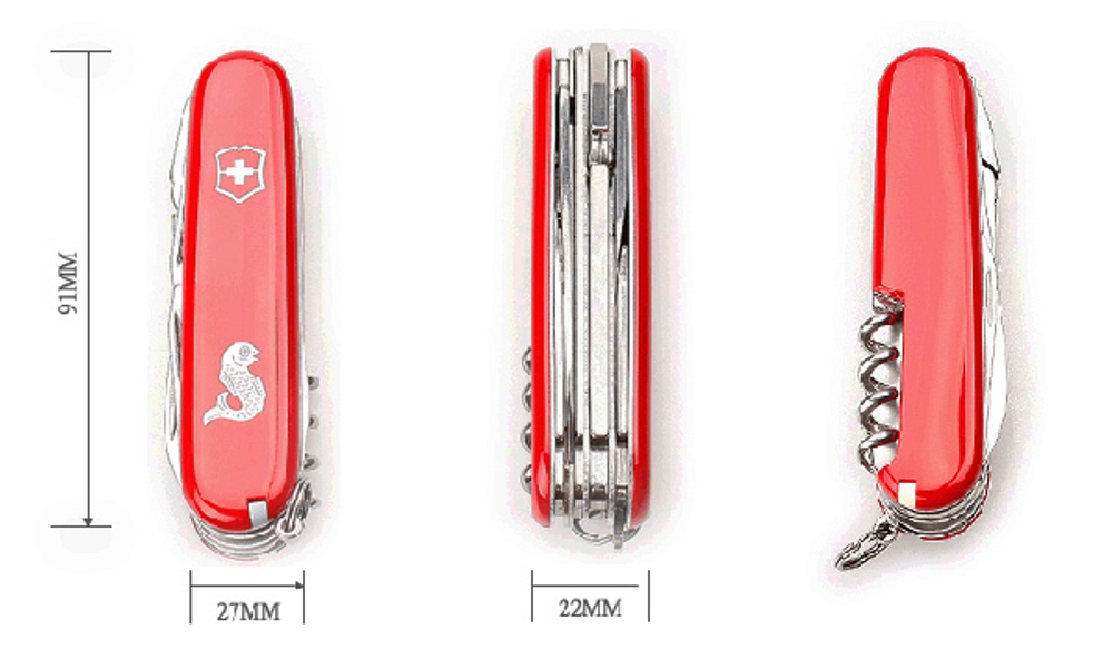 Нож Victorinox Angler, 1.3653.72
