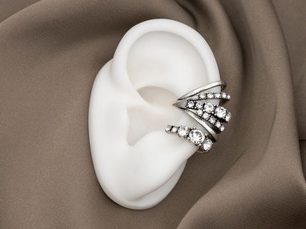 Кафф со стразами 25,5мм