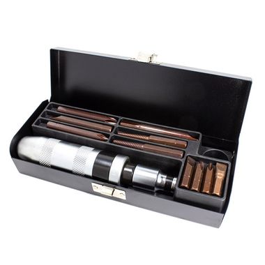 Отвертка ударная с набором бит и адаптером 12пр.1/2''(F)х5/16''(F)+экстракторы №3,4(PH2,3х35мм, PH2,3х70мм, SL8,10х35мм , SL8х70,10х80мм),в метал. кей Forsage F-5064P