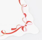 Салфетки маленькие "Красные бантики" 16 шт. (2025)