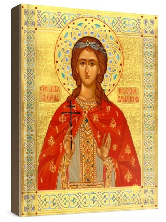 Иулиания Ольшанская (рукописная икона)