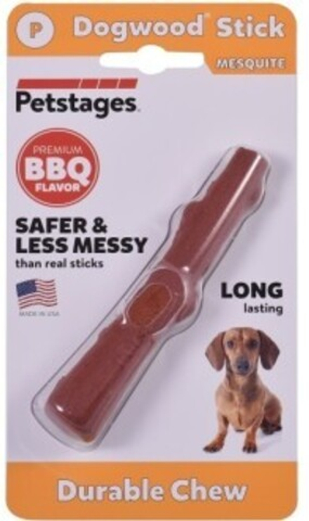 Игрушка для собак Petstages Mesquite Dogwood с ароматом барбекю 10 см очень маленькая