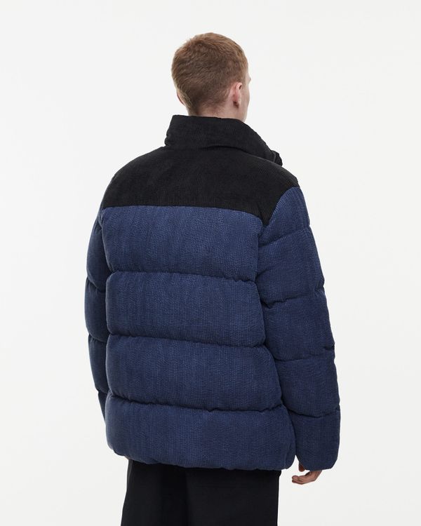 Пуховик AW24 Downjacket Velvet Combo Navy - фото 4