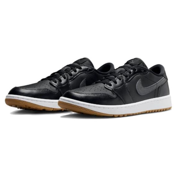 Jordan Air Jordan 1 Винтажные баскетбольные кроссовки Low Top Черные Унисекс