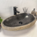 Раковина из речного камня RS-63633 (60*36*15) 0124