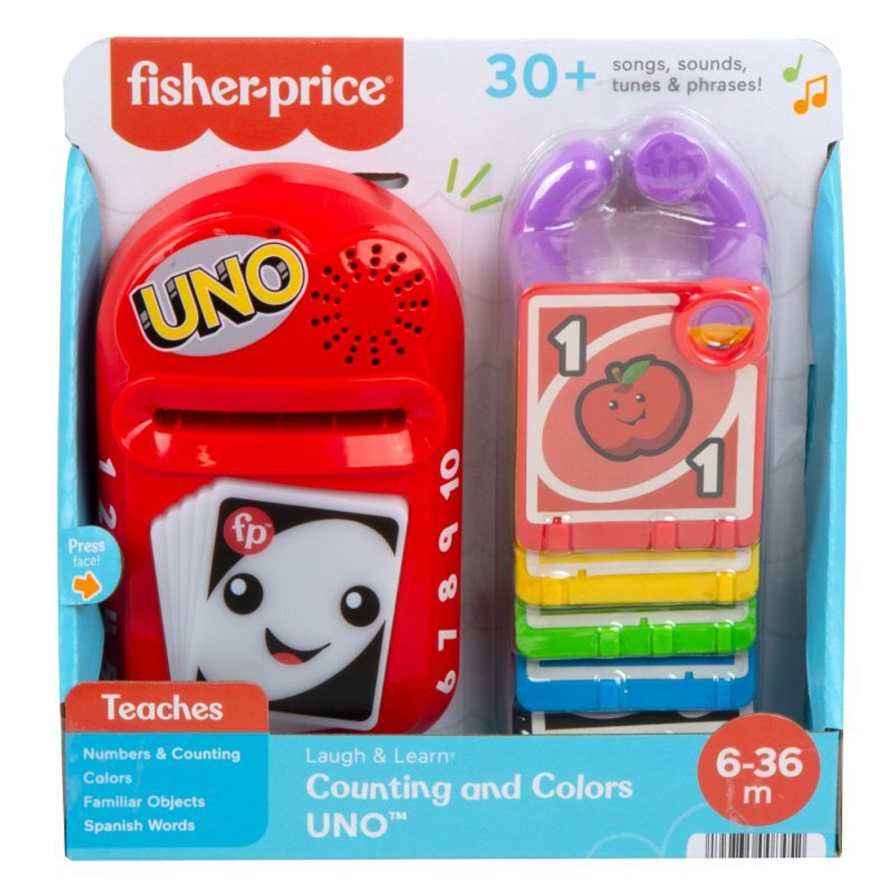Fisher-Price Учись и смейся - Learning UNO Обучающая игрушка на польском языке версия HHH91
