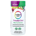 Rainbow Light, Prenatal One®+, питательные вещества из натуральных пищевых продуктов, 60 веганских капсул