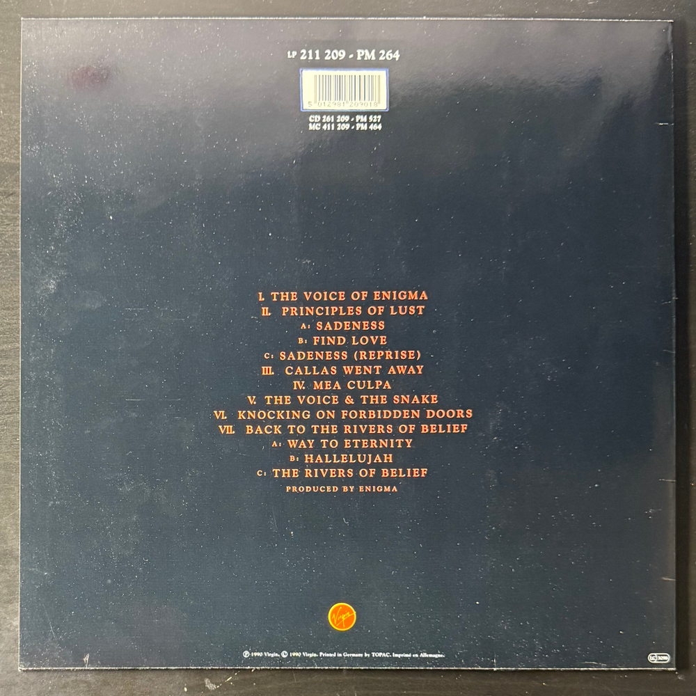 Enigma - MCMXC a.D. (Европа 1990г.)