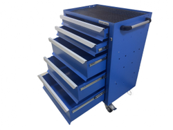 Инструментальная тележка GWT-K5B Great Wolf 5 ящиков, цз, колеса с тормозом, синяя