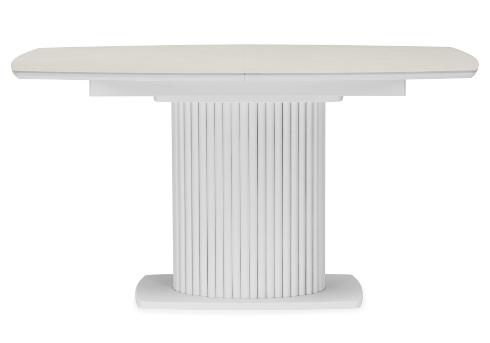 Керамический стол Woodville Фестер 160(200)х90 carmen light grey, белый