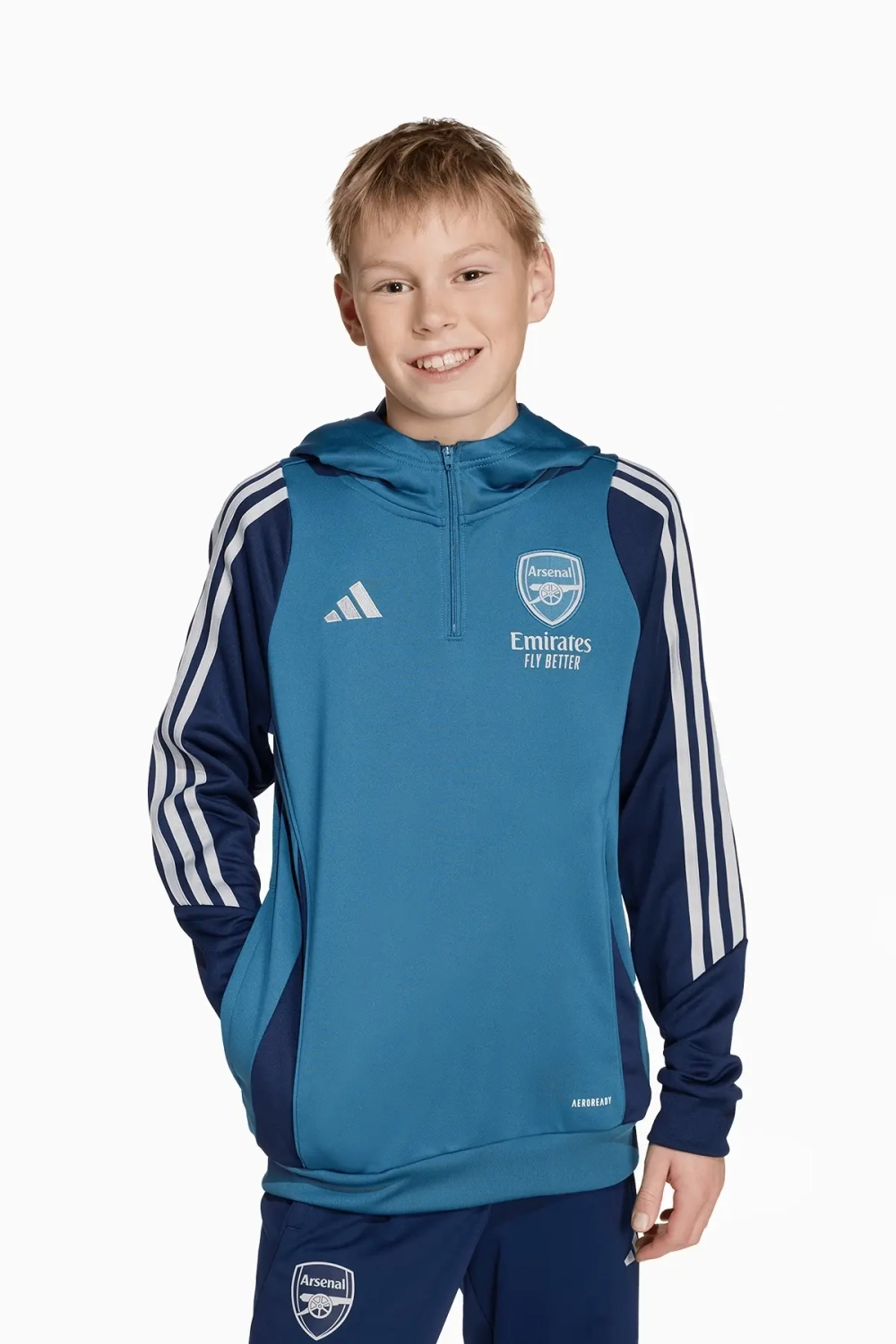 Кофта adidas Arsenal FC 25/26 Training Hoodie Junior - синий
