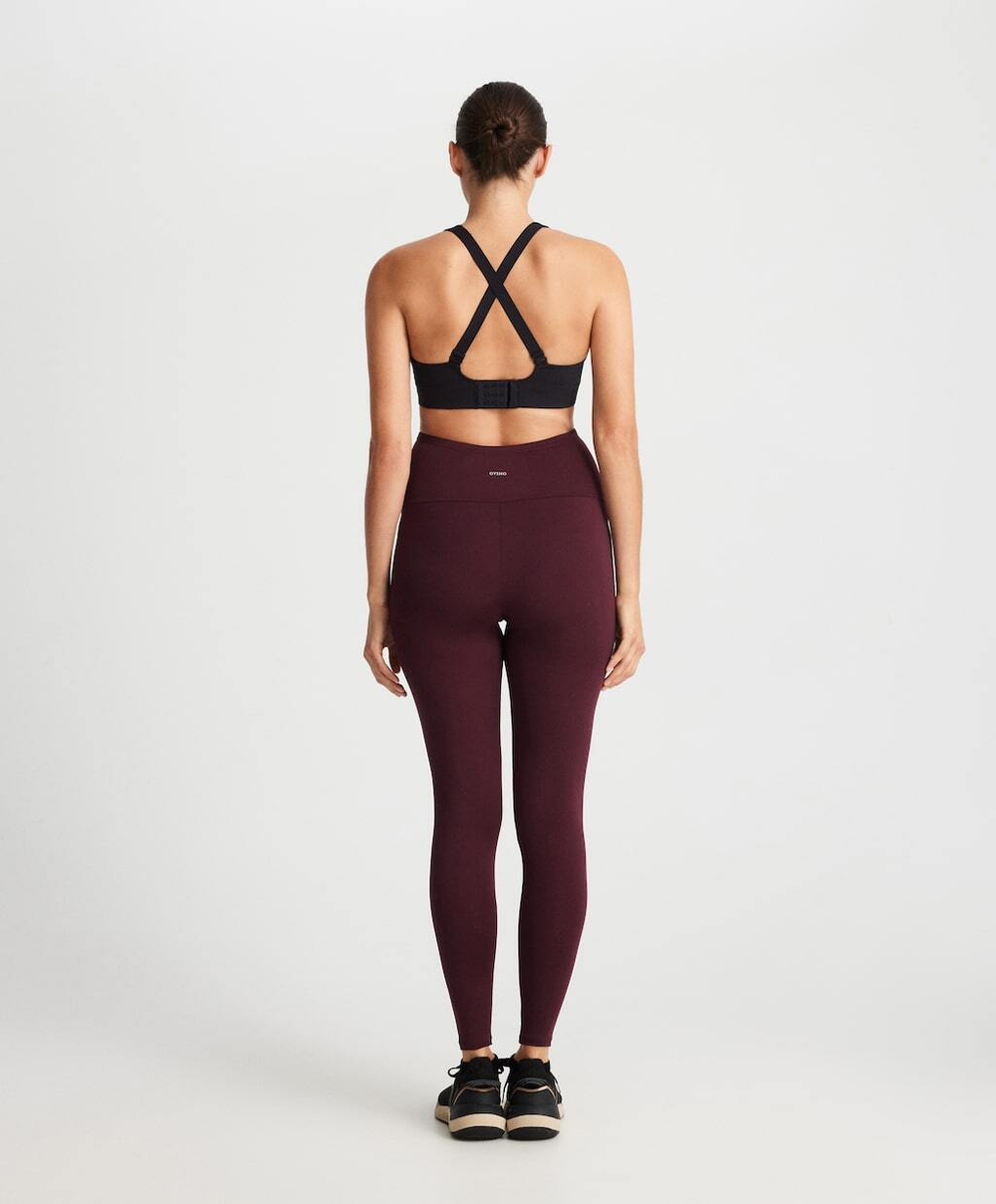 OYSHO Удобные легинсы для будущих мам, бордовый