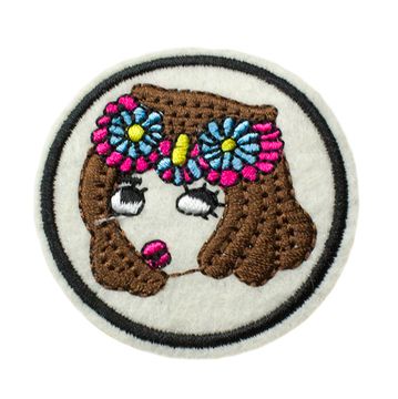 Нашивка на рюкзак и на одежду. Girl