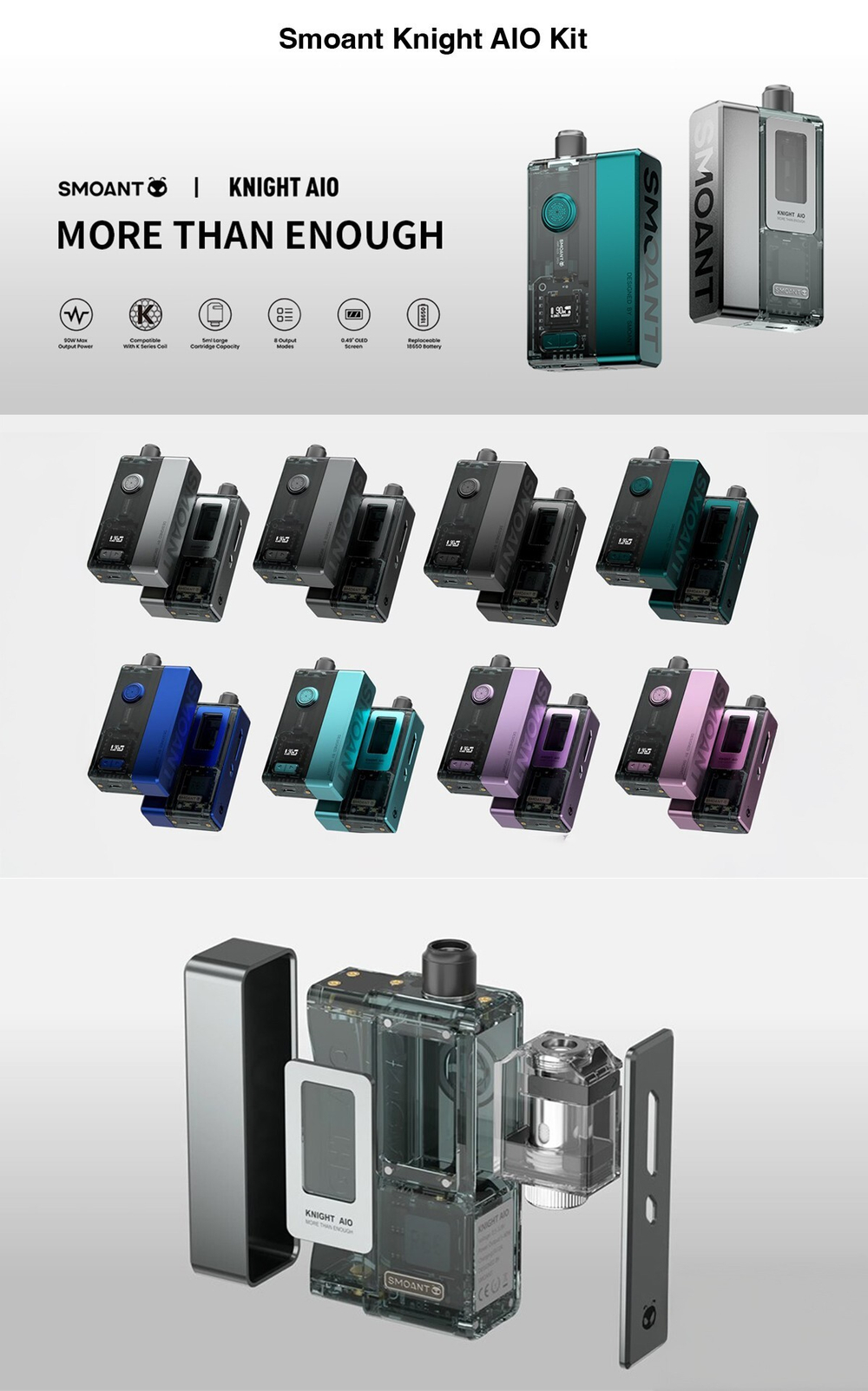 Smoant Knight AIO 90W Kit 🔥