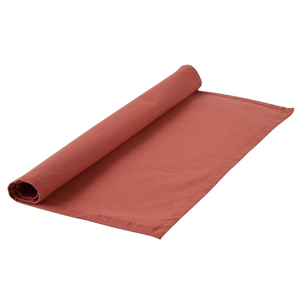 Салфетка сервировочная 45х45 Tkano Prairie терракотовая TK20-NA0001