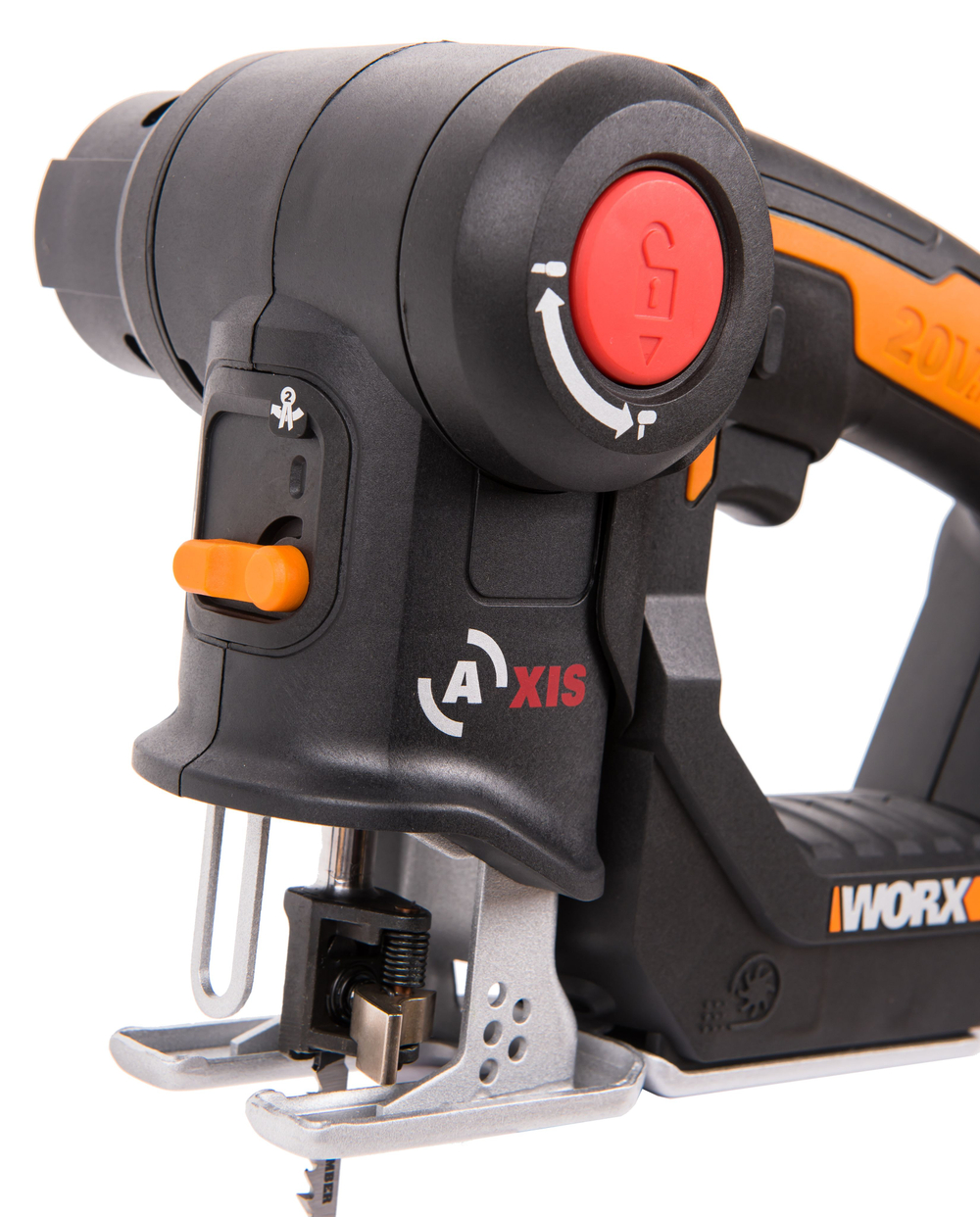 Лобзик-сабельная пила аккумуляторный WORX WX550.9 Axis