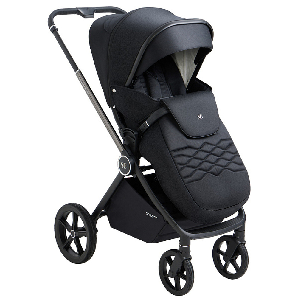 Детская коляска Sweet Baby Elegante 3 в 1 Chrome Black