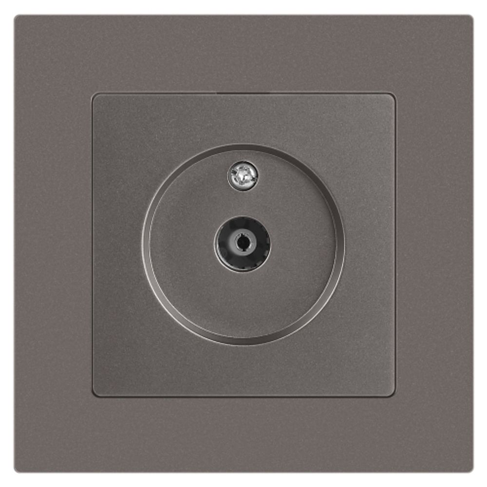 Розетка Intro Accent 6-301-09 TV одиночная, IP20, СУ, титан