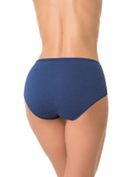 Трусы с высокой линией талии и кружевными вставками (Размер: XL) (Цвет: грязно-розовый)